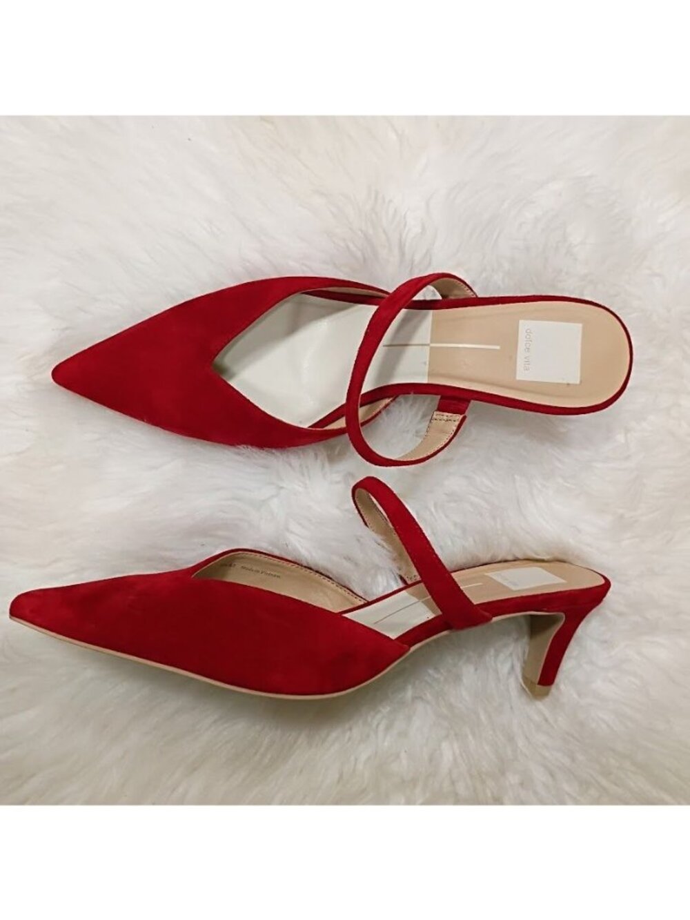 Dolce Vita Kanika Slingback Heels Size 8.5 SuedeComfortable Mid-Heel Design